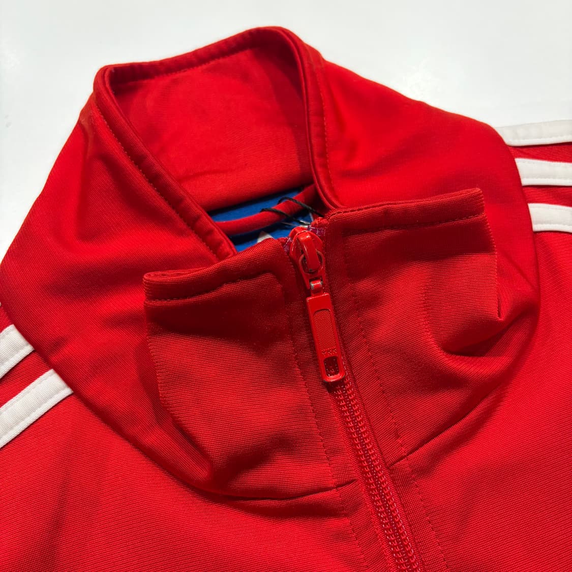 [XL] 12s 아디다스 파이어버드 삼선 빨간색 트랙탑 C225 상품이미지5