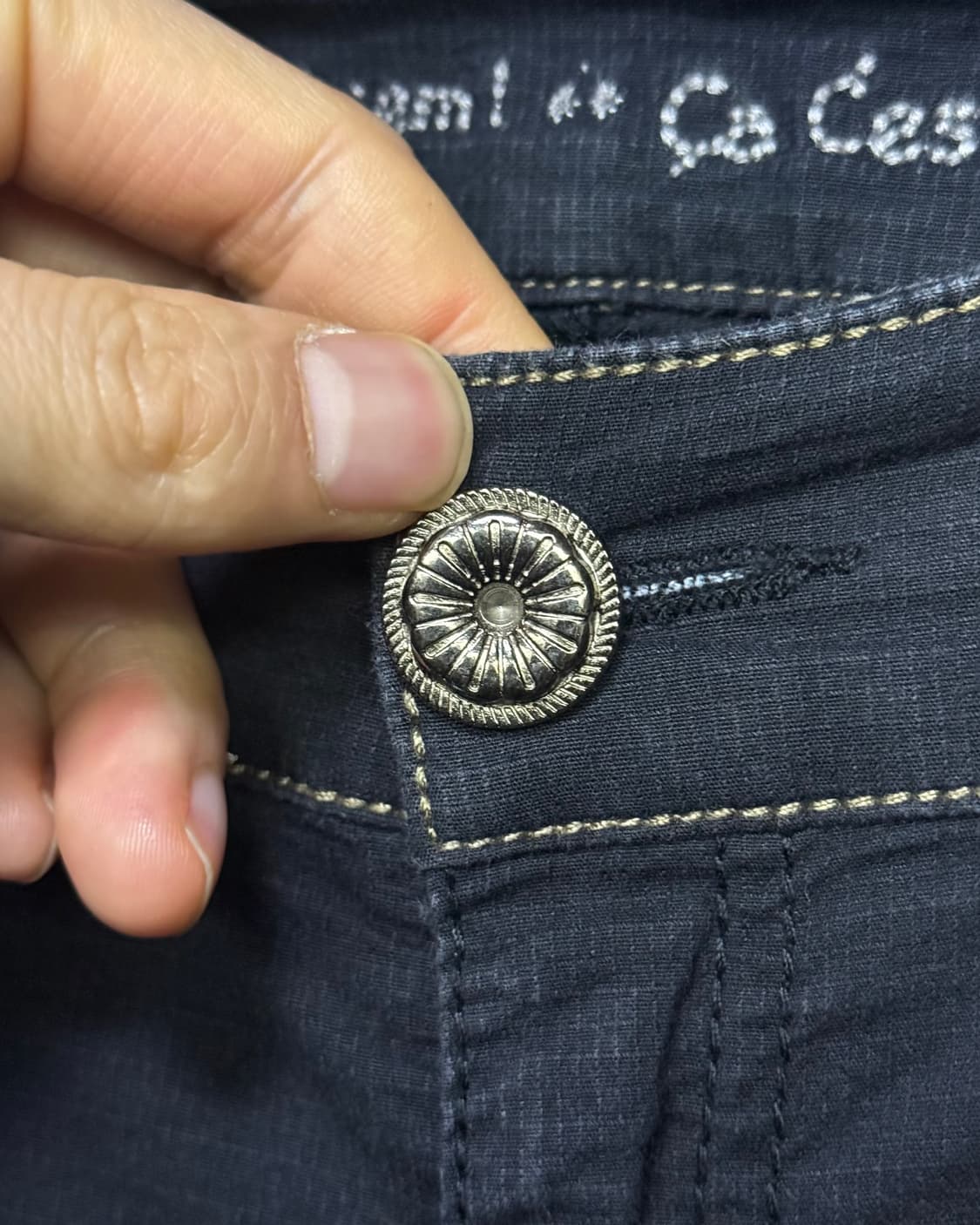 일본 브랜드 셔링 바지 고스 펑크 락시크 갸루 로리걸 블랙 인디안 콘초  상품이미지6