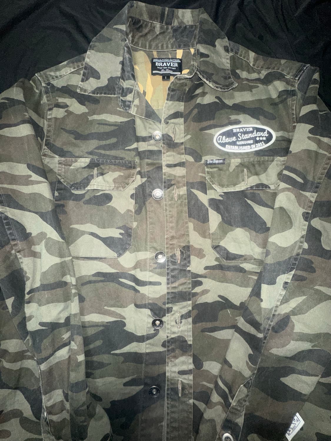 밀리터리 빈티지 셔츠 military vintage shirt  상품이미지2