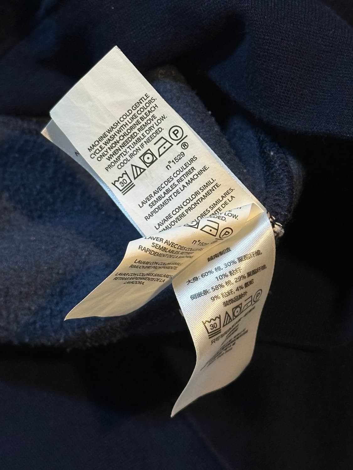 폴로 랄프로렌 신형 화이트포니 플리스 맨투맨 다크네이비 상품이미지6