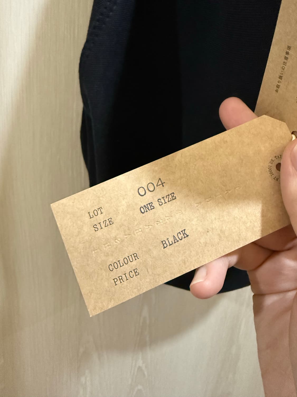 타이가 타카하시 Lot.004 뉴스보이백 라지 블랙 상품이미지3