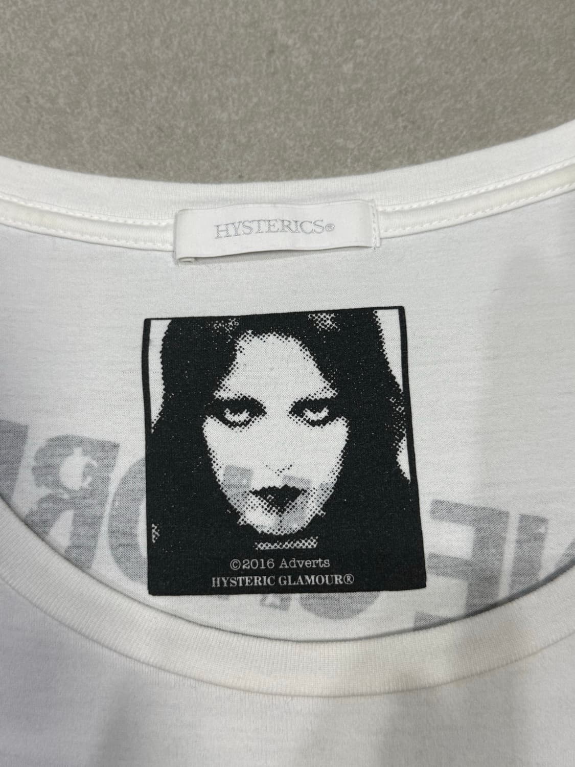 2016 히스테릭 글래머 펑크 소녀 반팔 티셔츠 상품이미지3