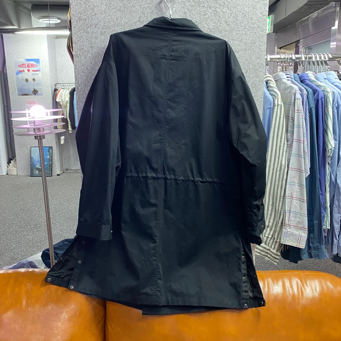 세컨드 모놀로그 블랙 피쉬테일 야상 자켓 B4499 상품이미지4