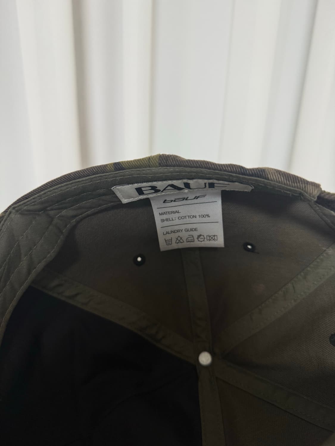 바우프 카모 볼캡 상품이미지4