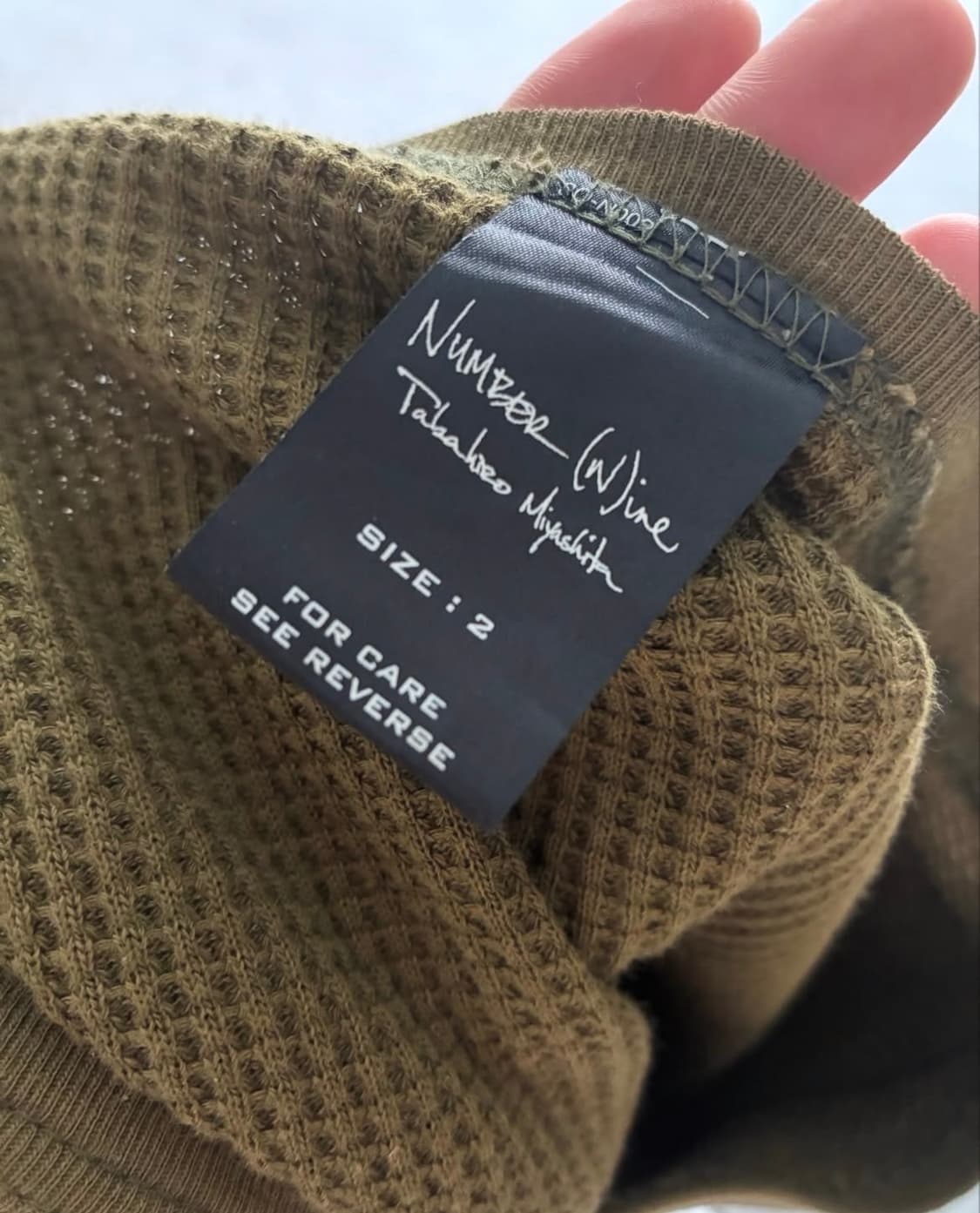 Takahiro miyashita number nine knit 상품이미지3