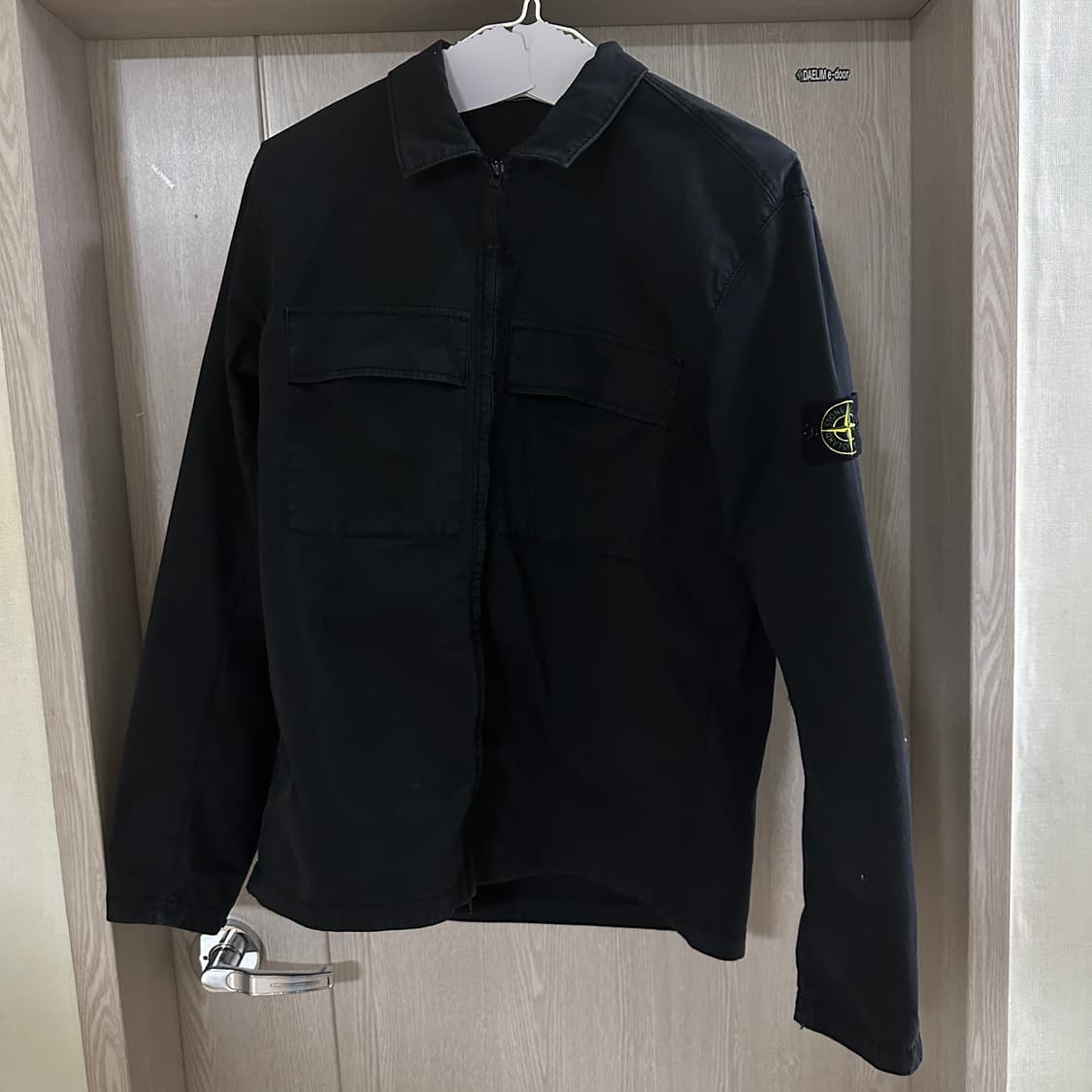 스톤아일랜드 23ss 더블 포켓 코튼 오버셔츠 L 상품이미지1