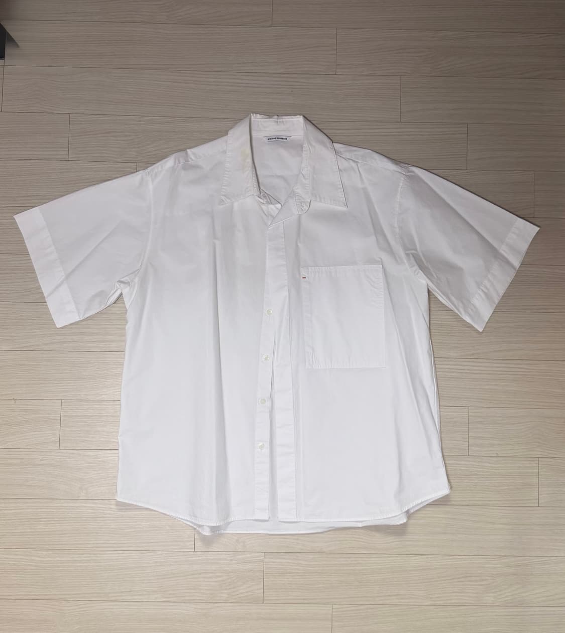 밈더워드로브 river 코튼 하프셔츠 상품이미지1