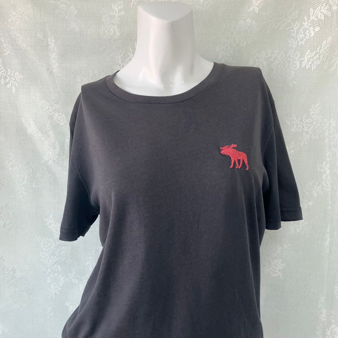 Abercrombie unisex charcoal half t-shirt 상품이미지2