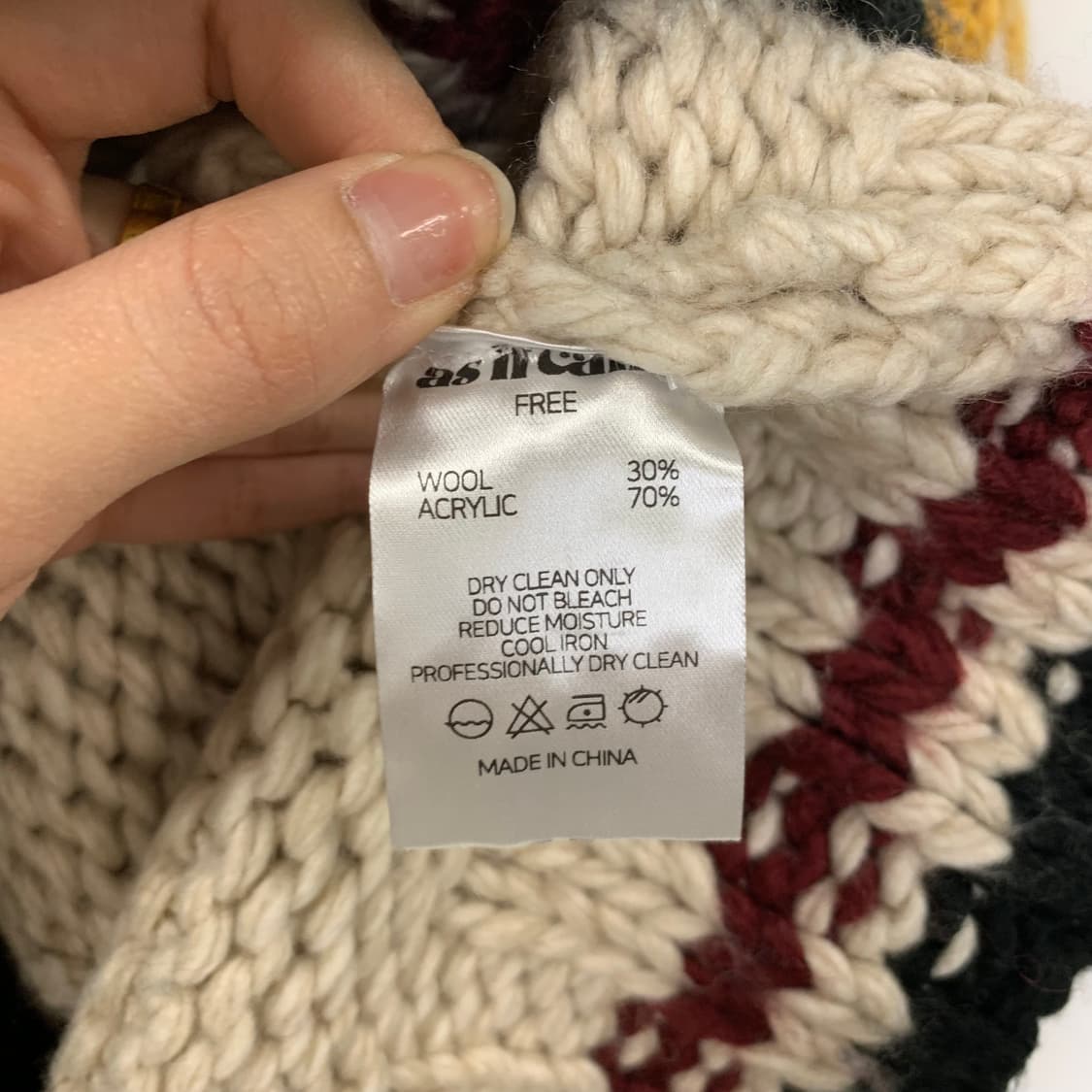 에즈이프캘리 카우걸 테디 코위찬 니트집업  상품이미지9