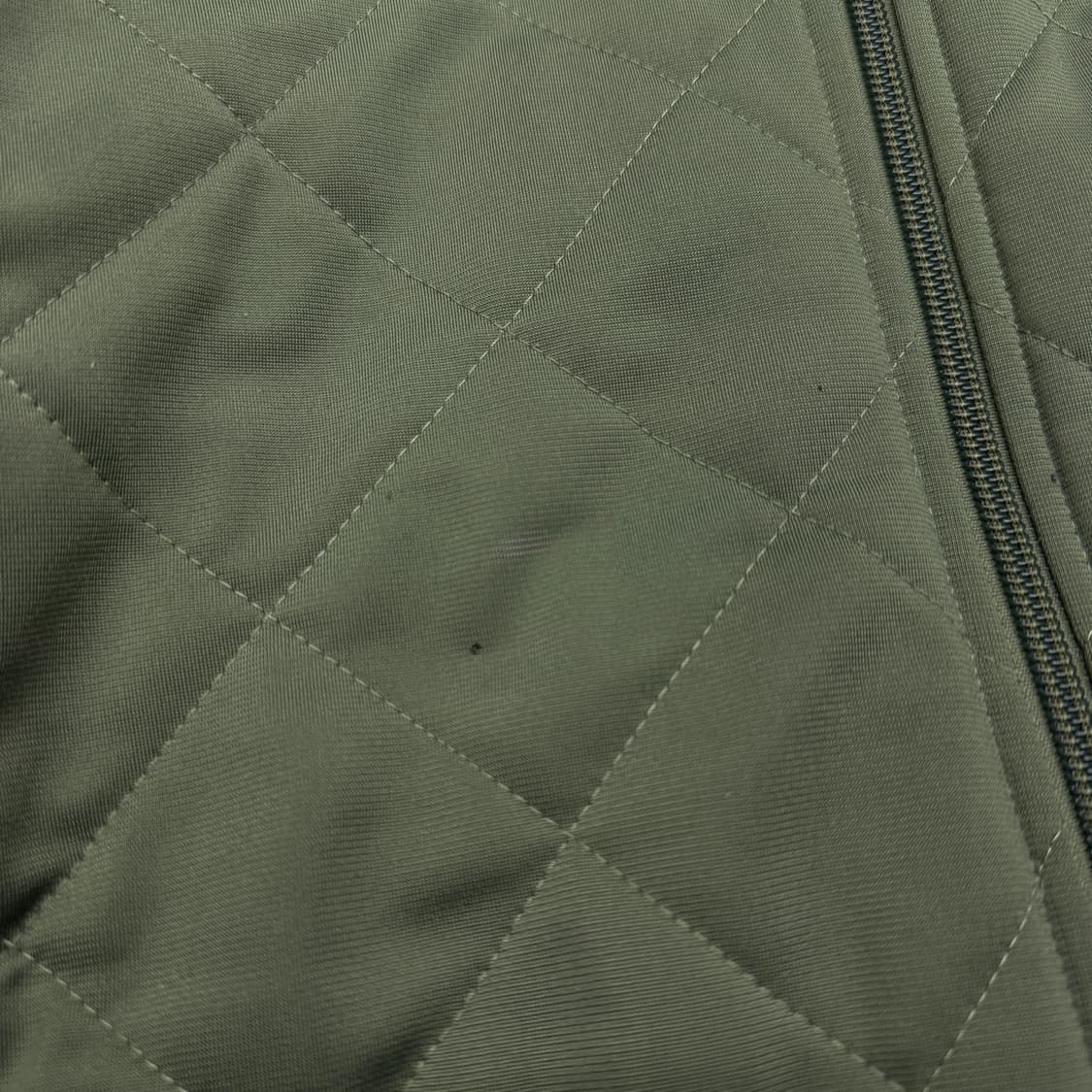 아디다스 카키 삼선 파이어버드 퀼팅 집업 자켓 상품이미지4