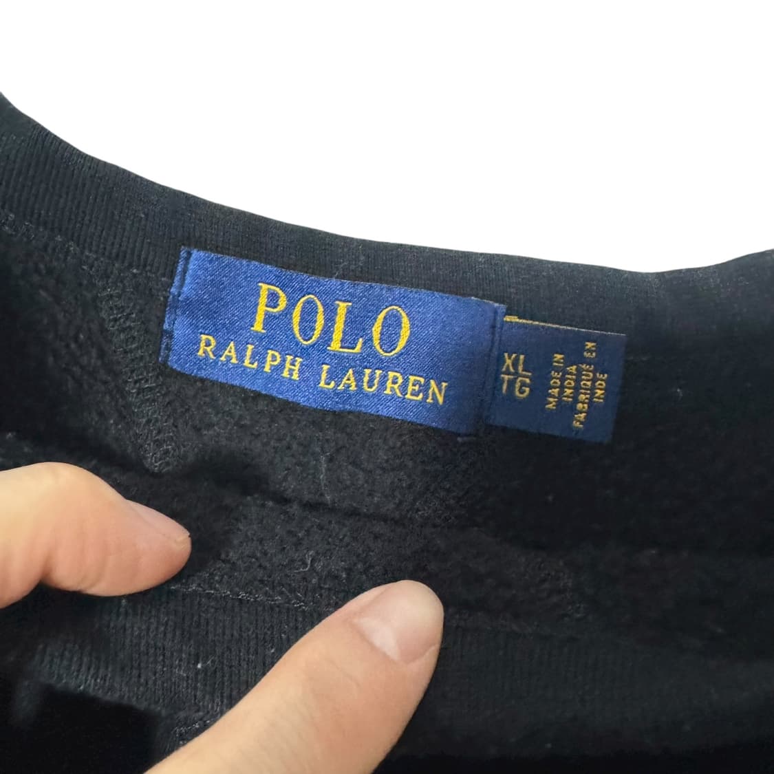 신형 폴로 랄프로렌 블랙 맨투맨 상품이미지3