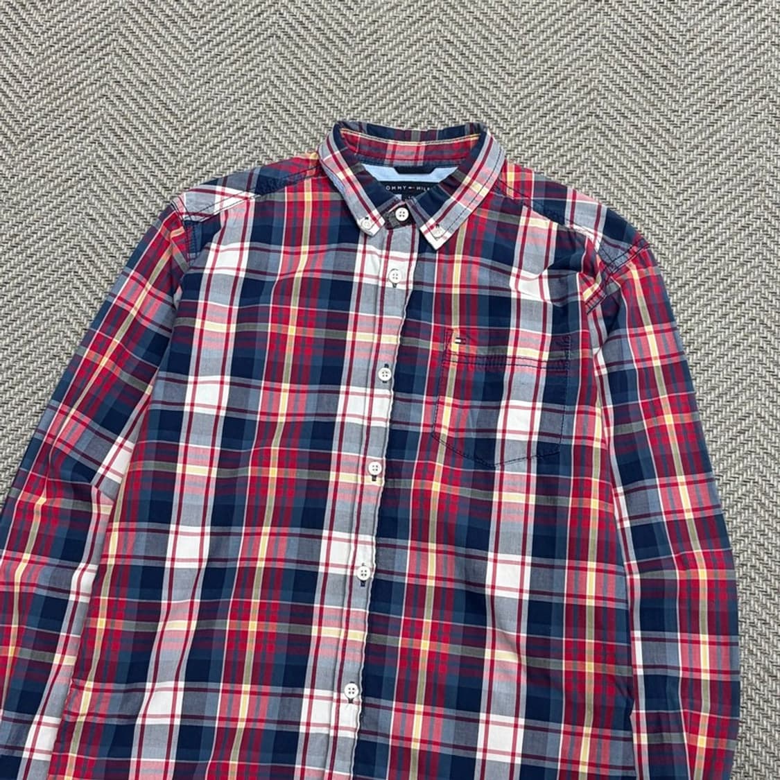 타미힐피거 체크 셔츠 v1559 상품이미지3