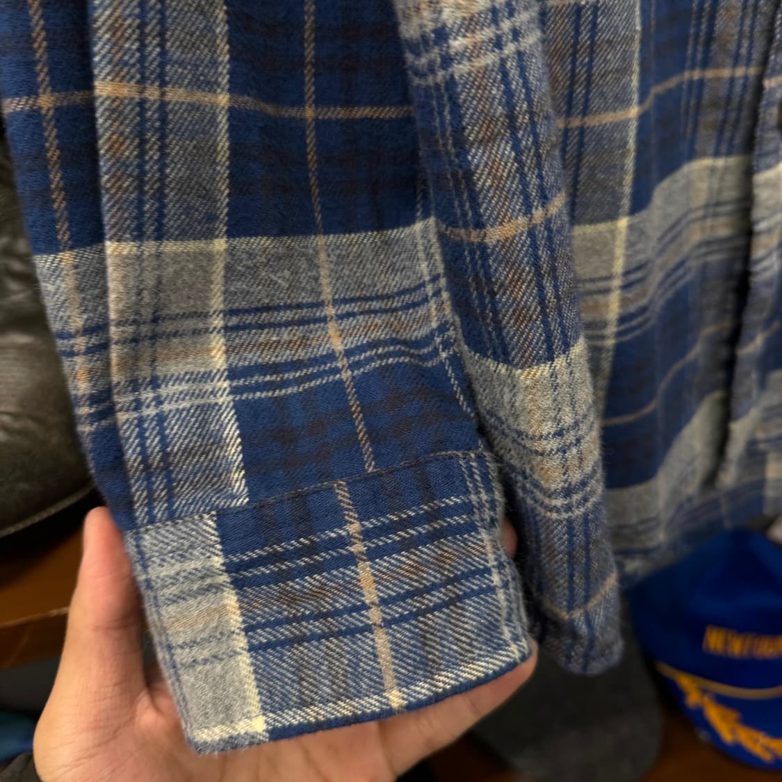 에디바우어 아웃도어 워크 플란넬 체크 빈티지 셔츠 N125 상품이미지5