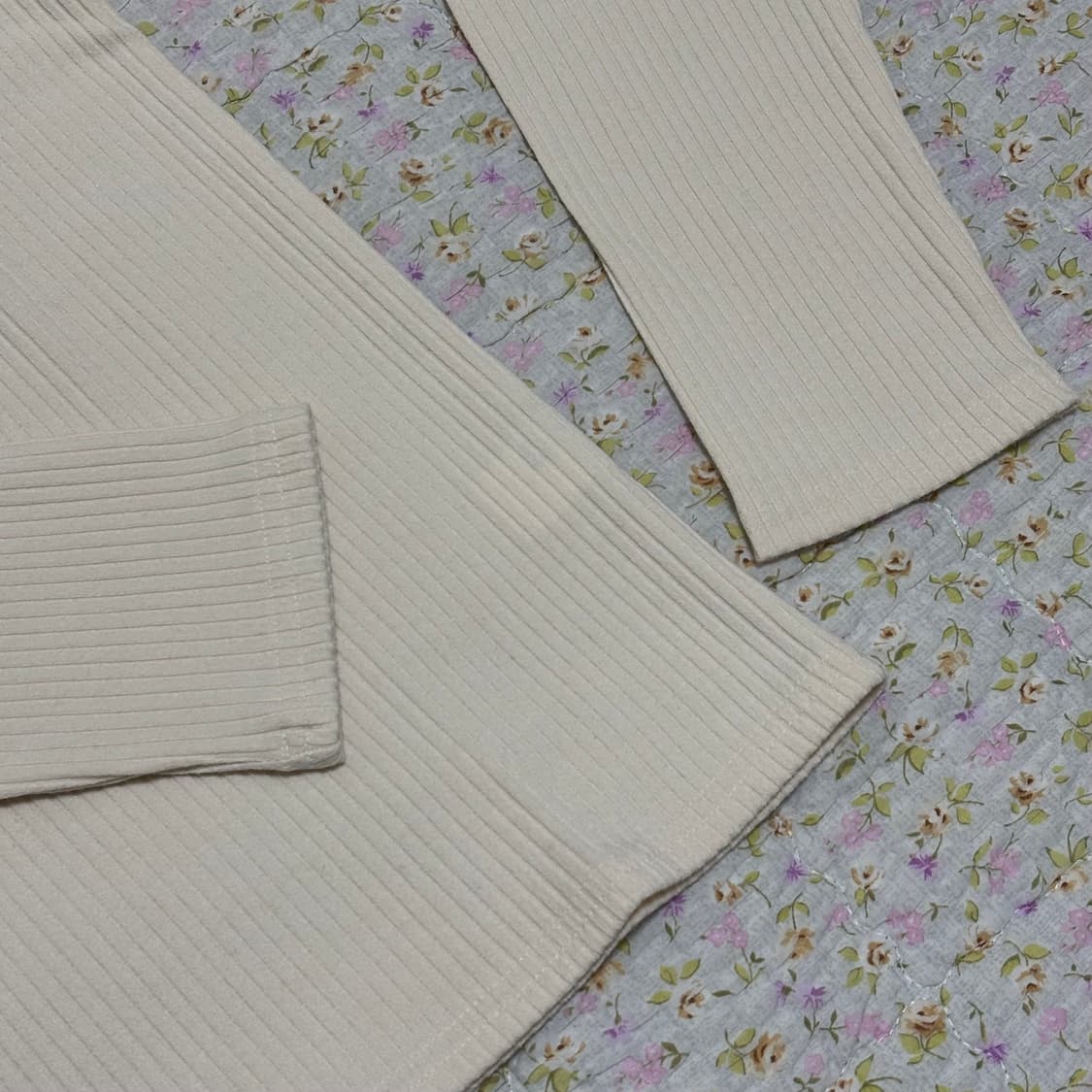 레터 Rib 티셔츠 (새상품) 상품이미지3