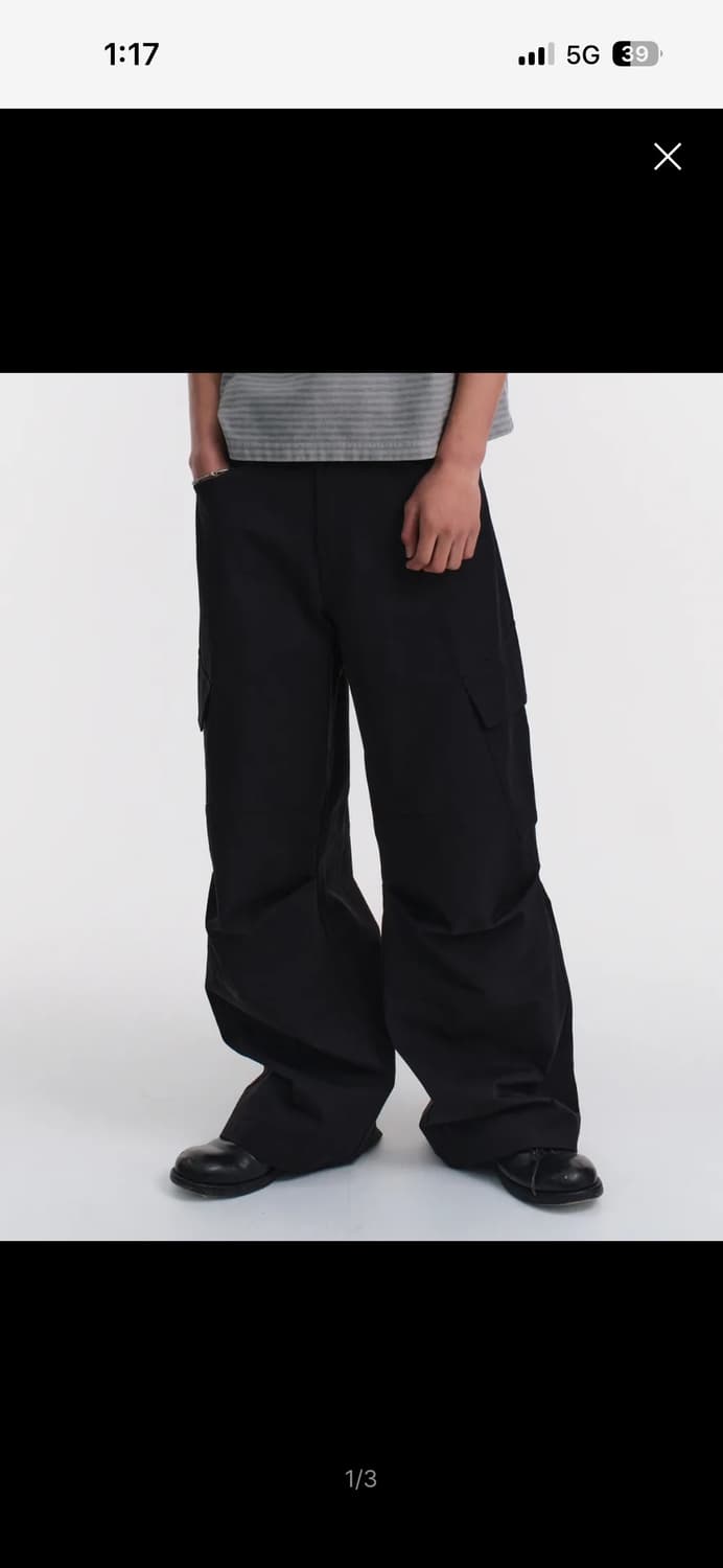 Vern cargo pants v2 black 상품이미지5