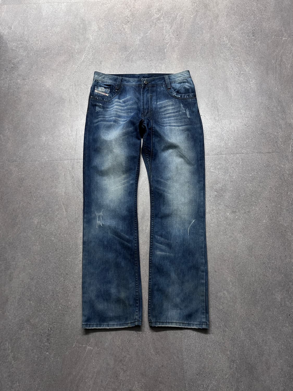 디젤 빈티지 워싱 부츠컷 데님 팬츠 상품이미지4