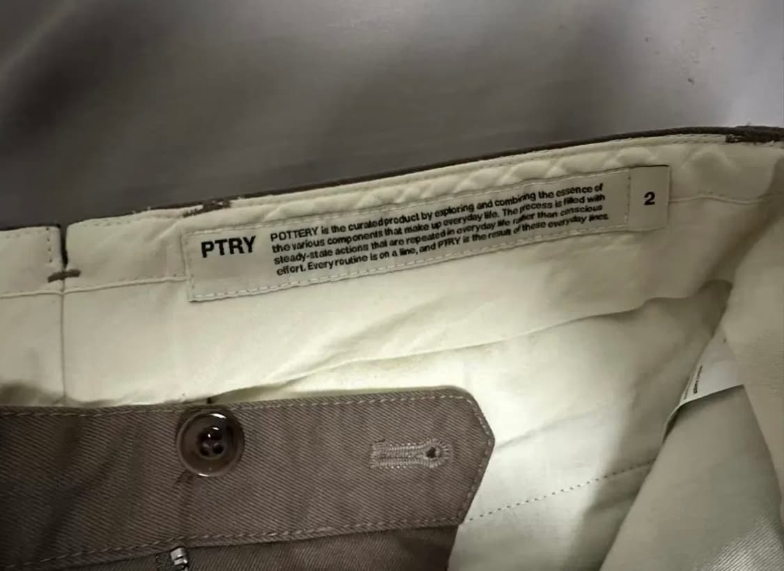 포터리 치노 팬츠 토바코 2사이즈 상품이미지3