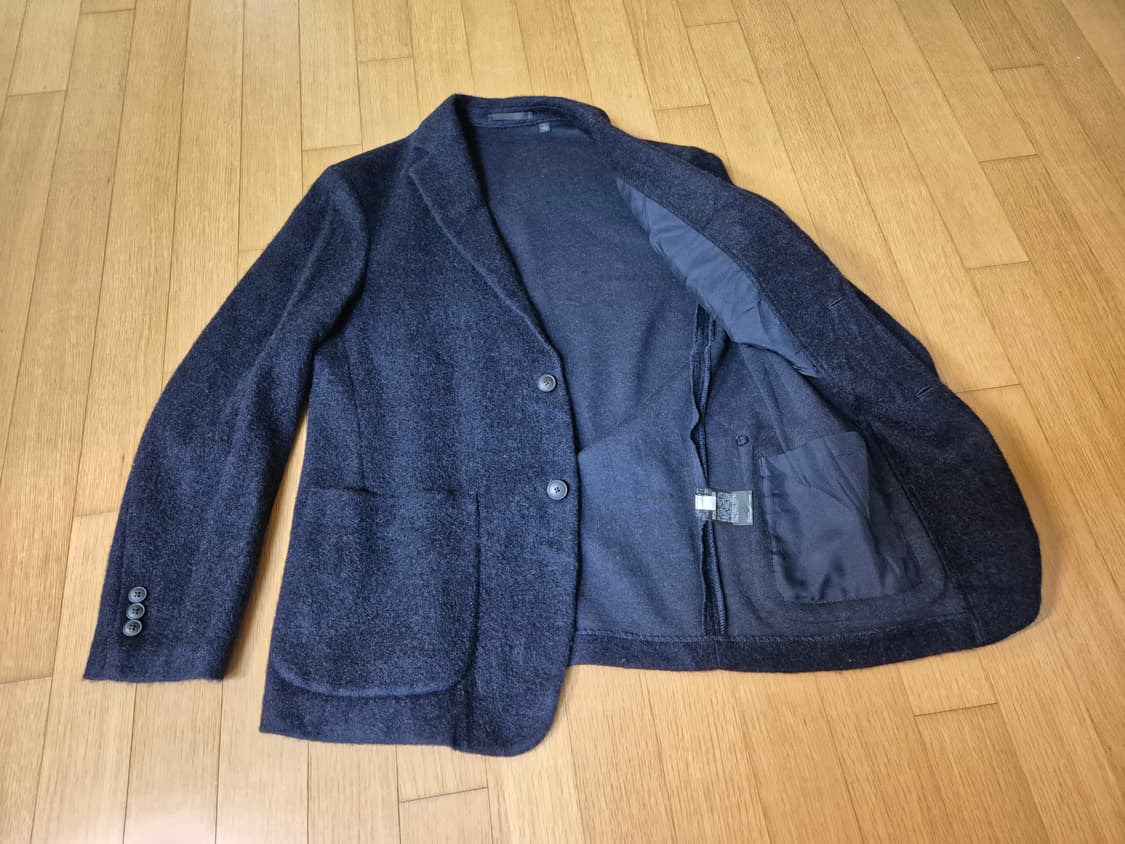 유니클로 울 네이비 자켓 상품이미지3