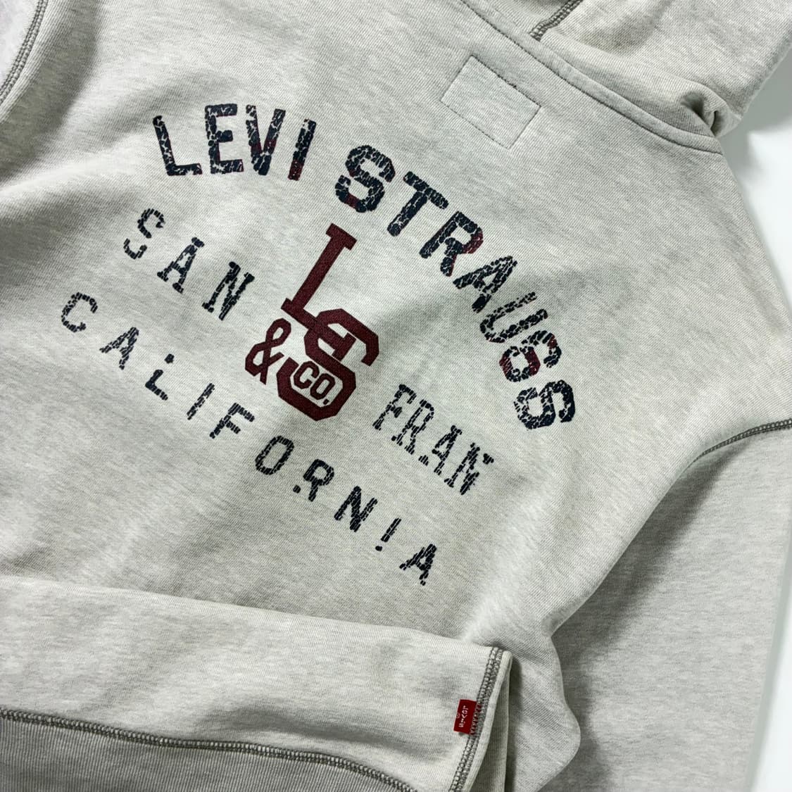 Levi's  리바이스 백그래픽 그레이 후드집업  상품이미지3