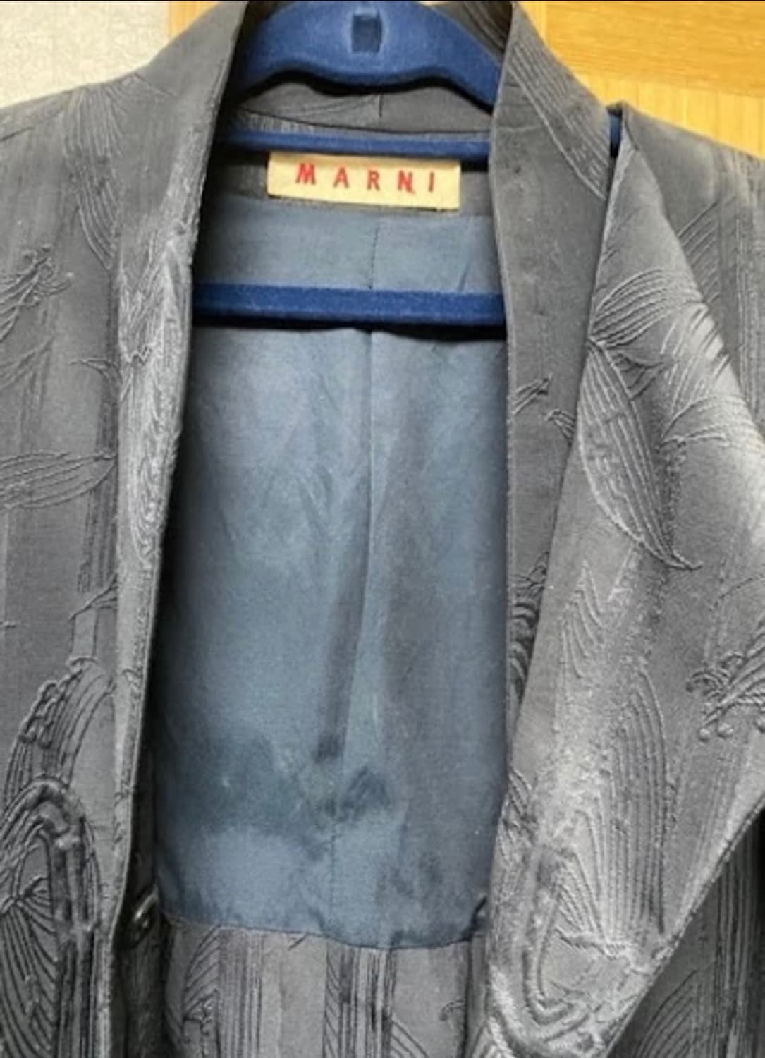 [MARNI] 아카이브 실크 혼방 자카드 벌룬 슬리브 재킷 상품이미지3