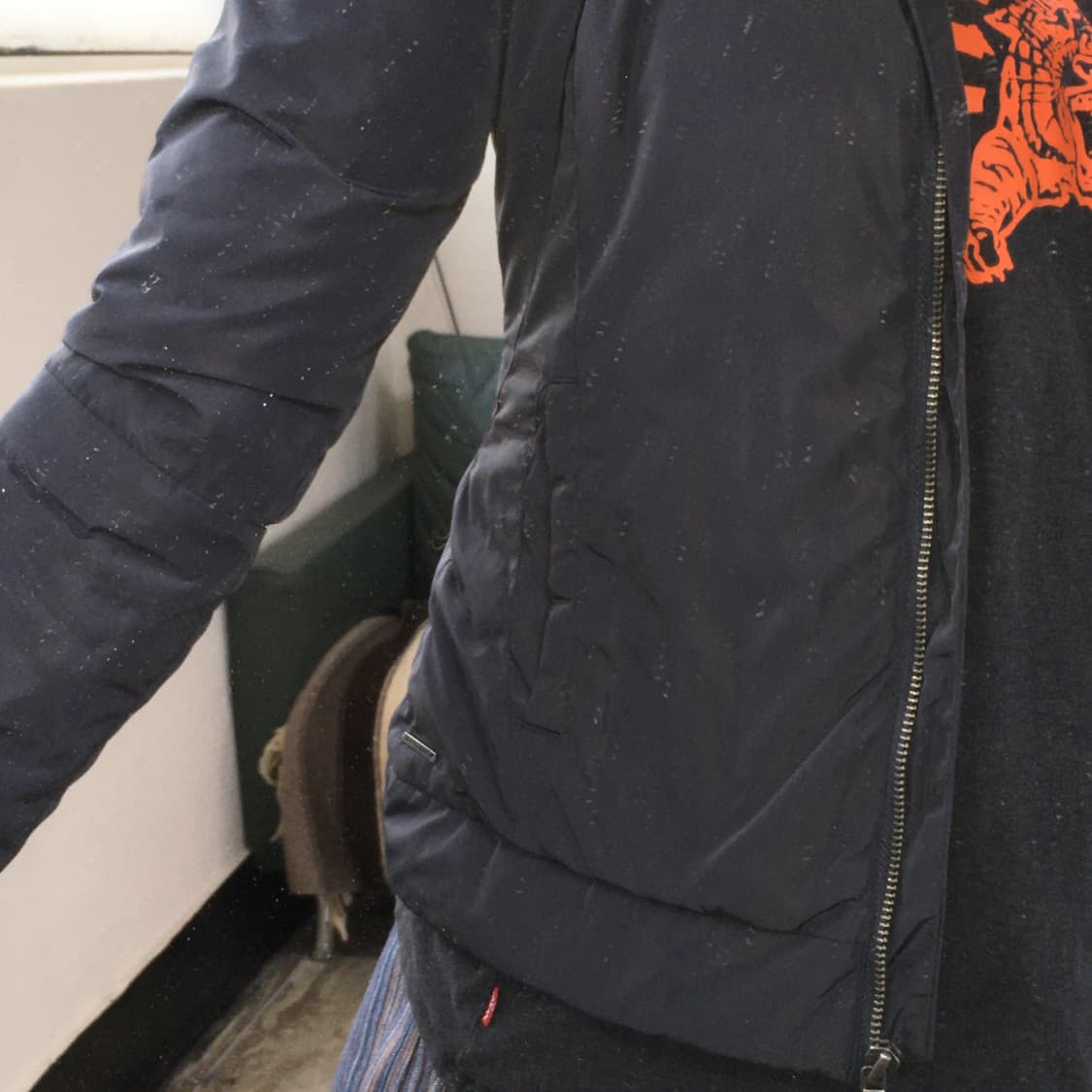 투티/ 0126 CK 캘빈클라인 진스 패딩 자켓 곤색 상품이미지9