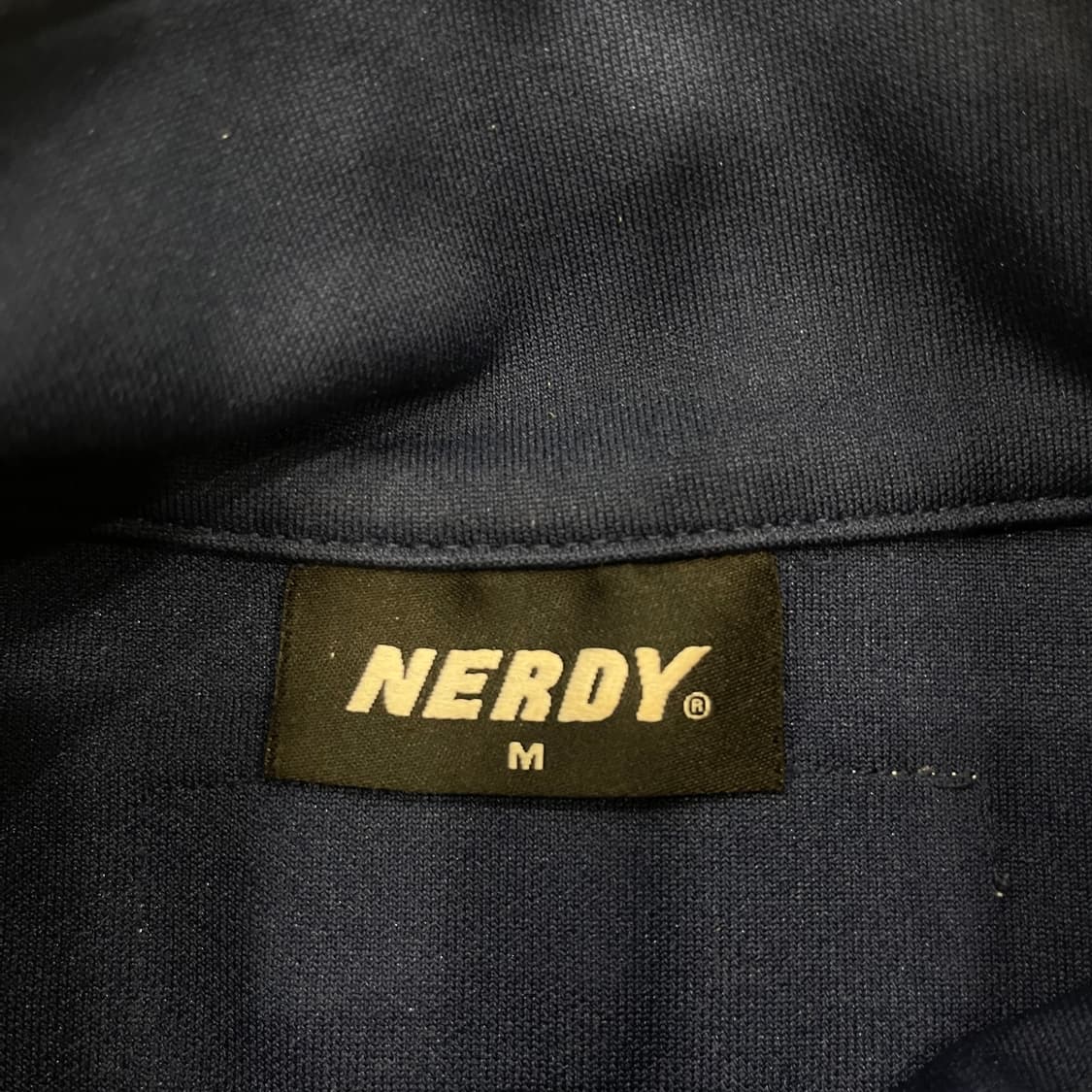 M 널디 네이비 오렌지 라인 트랙 자켓 상품이미지5