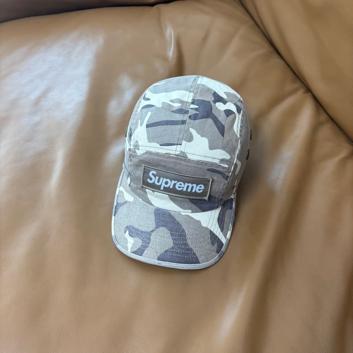 슈프림 캠프캡 모자 박스로고 23ss 밀리터리 카모 스톤 상품이미지1