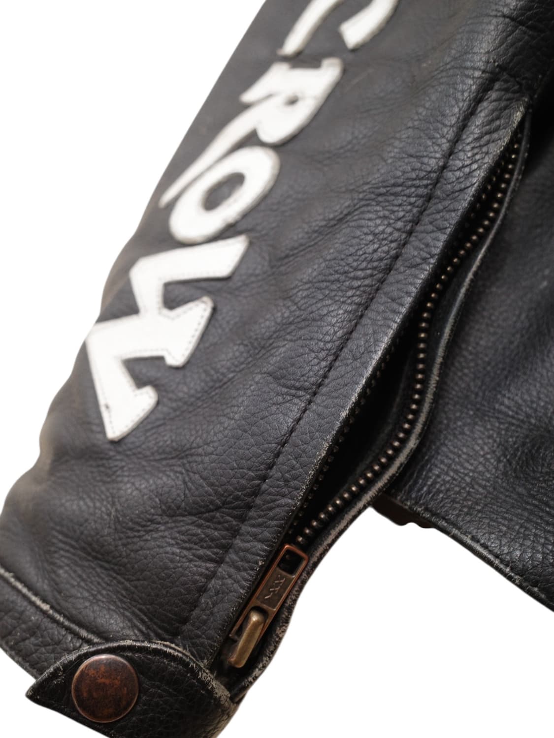 90‘s 더 크로우 모터사이클 레더 자켓 상품이미지4