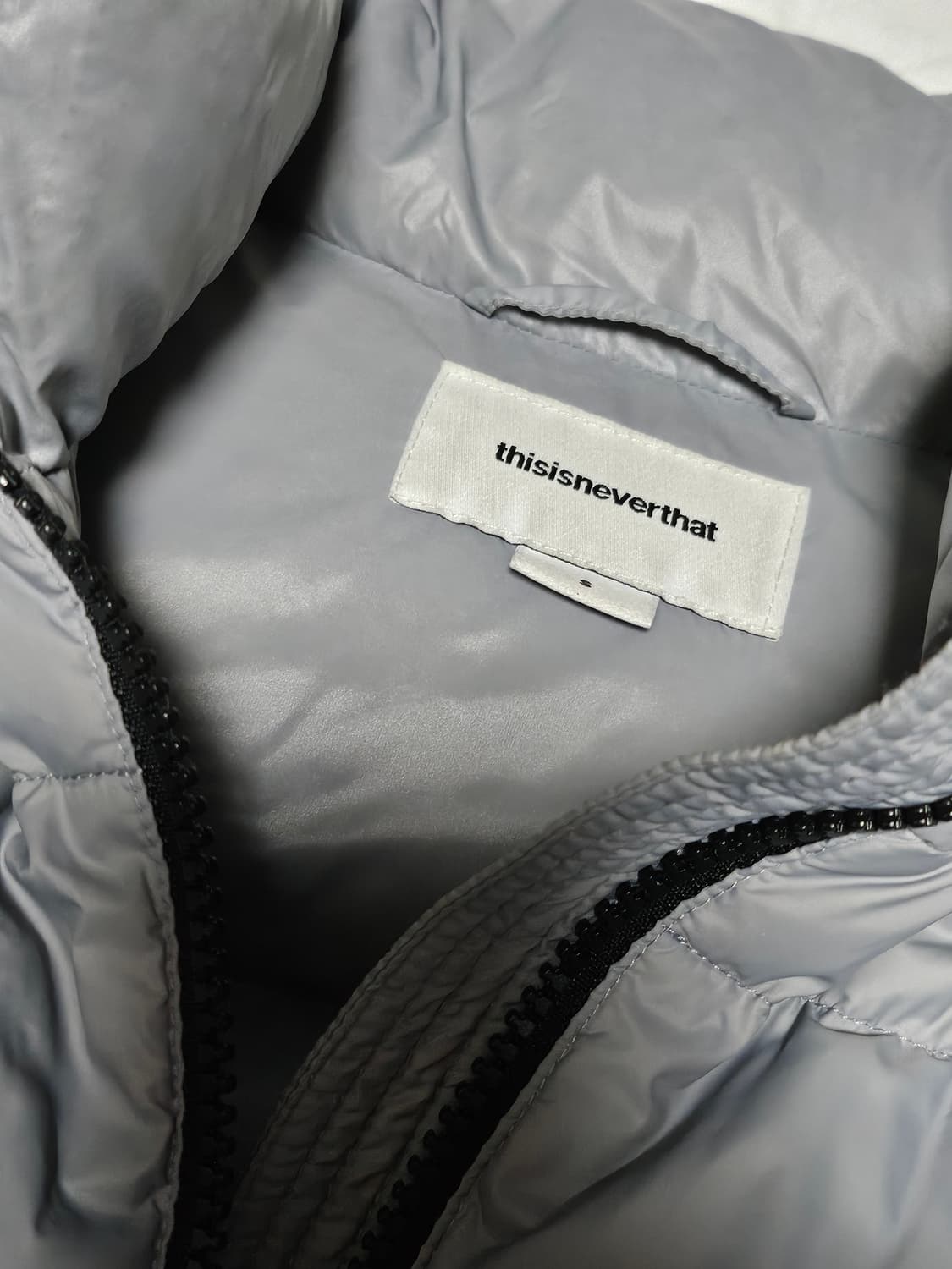디스이즈네버댓 니네댓 퍼텍스 덕다운 패딩 그레이 S 상품이미지4