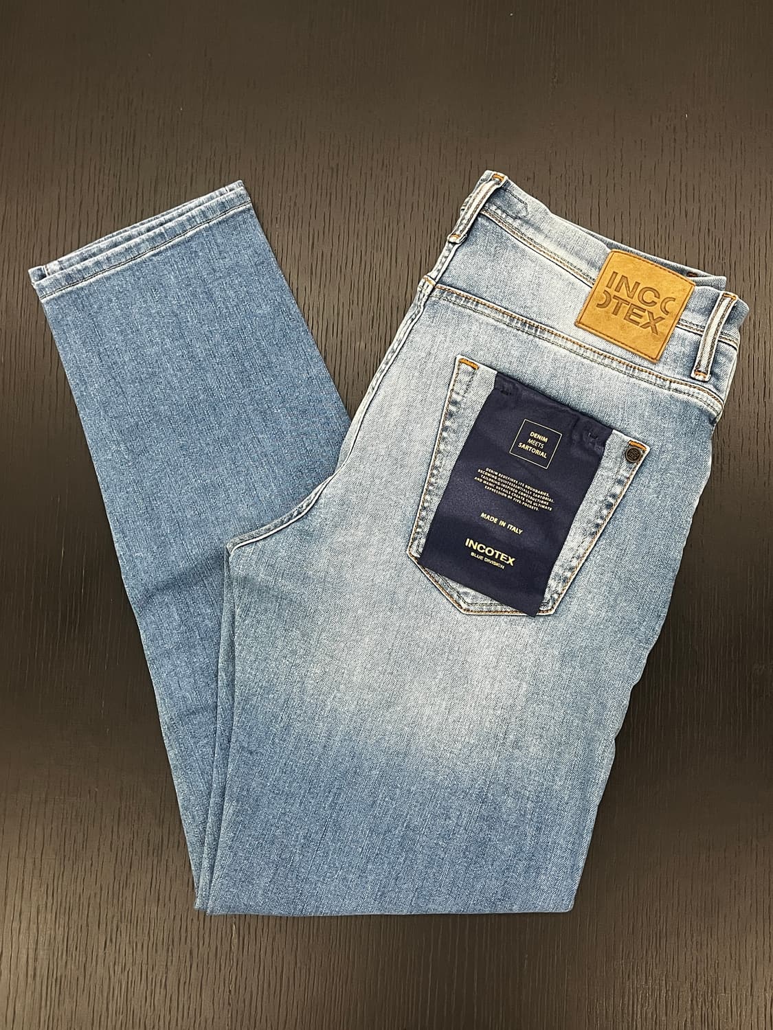 인코텍스 (incotex) 테이퍼드핏 데님 팬츠 34 (새상품) 상품이미지1
