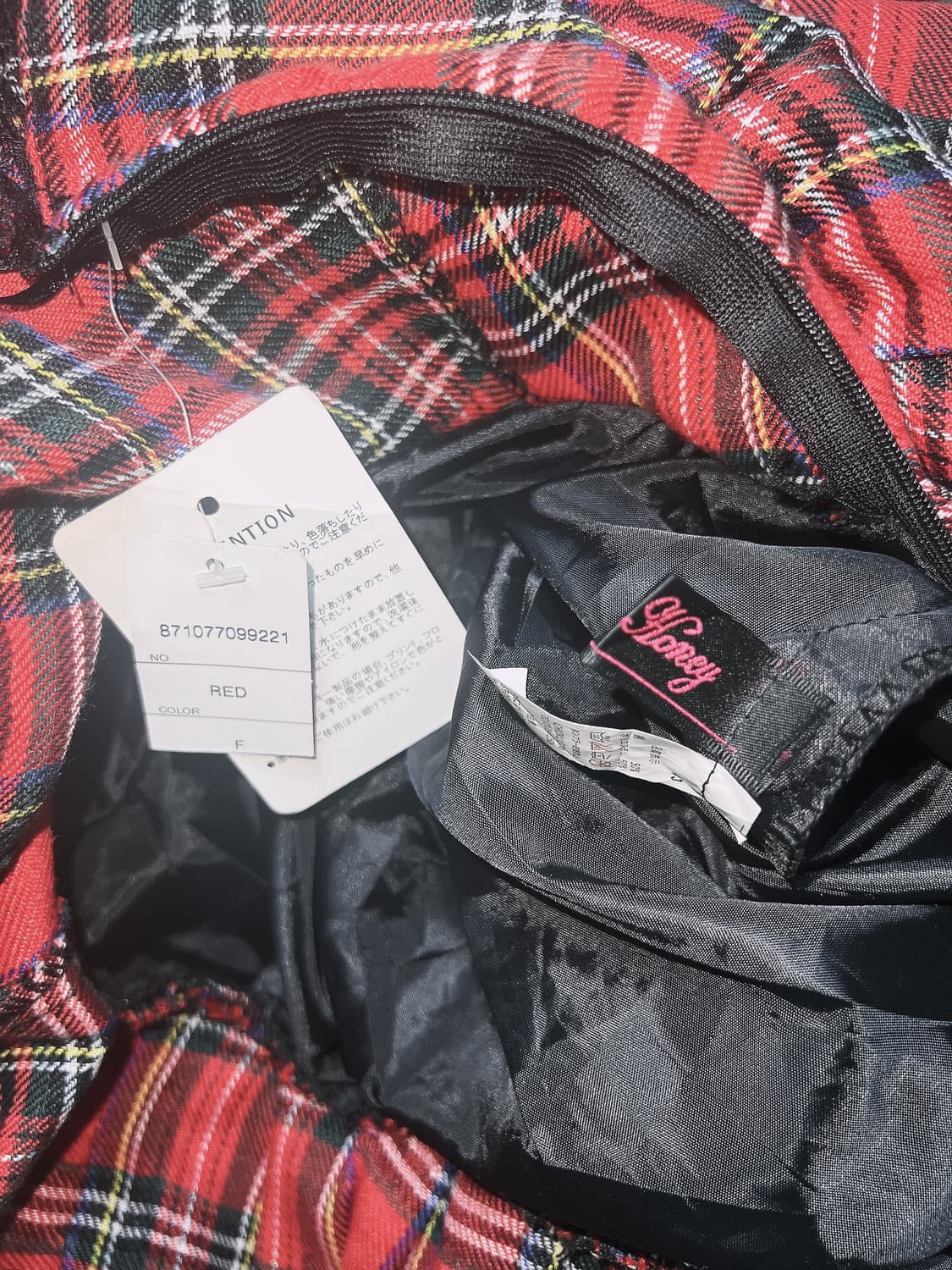 드러그허니 타탄체크 캉캉스커트 코르셋원피스 나나미사 고스펑크 갸루 캐캐체 상품이미지9