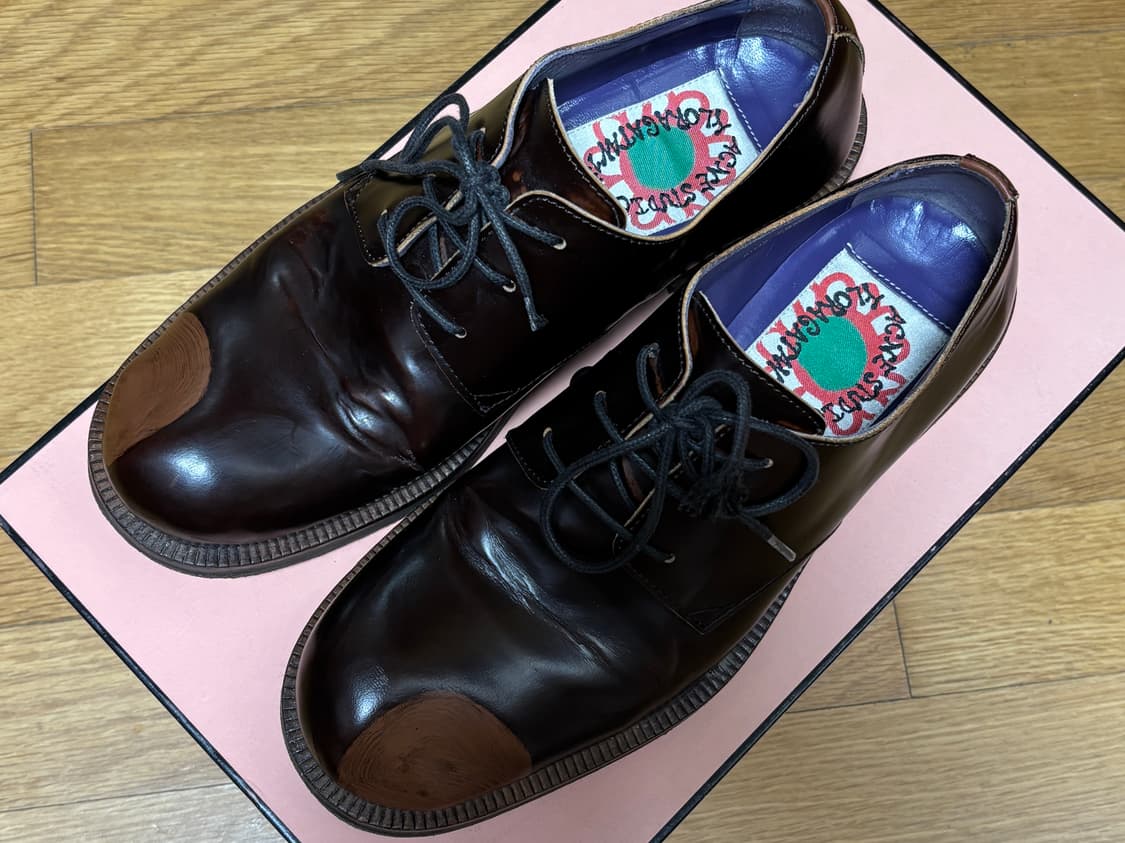 [40] 아크네 스튜디오 레더 더비 슈즈 (브라운) 상품이미지1