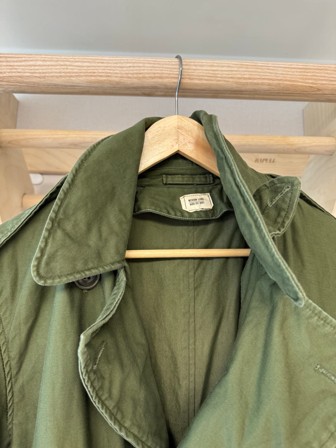 (105)미군 장교 트렌치 코트 OG-107 상품이미지4