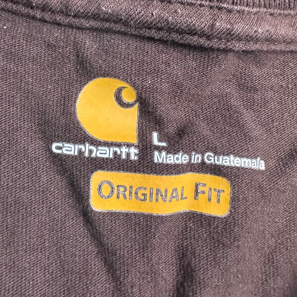 칼하트 브라운 롱 슬리브   상품이미지5