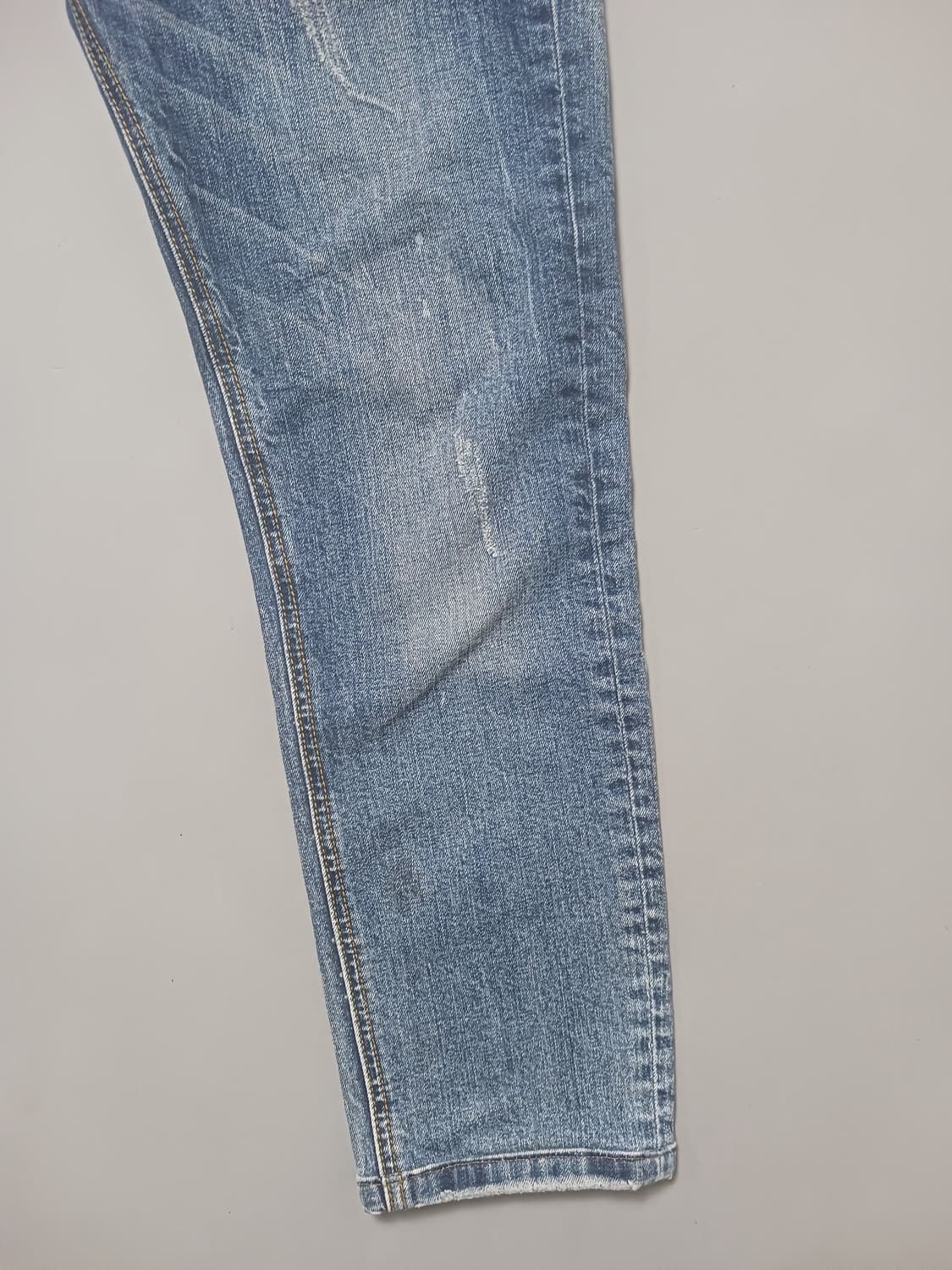 [32] 필립플레인 데미지 형광 스트레이트진 청바지 상품이미지5