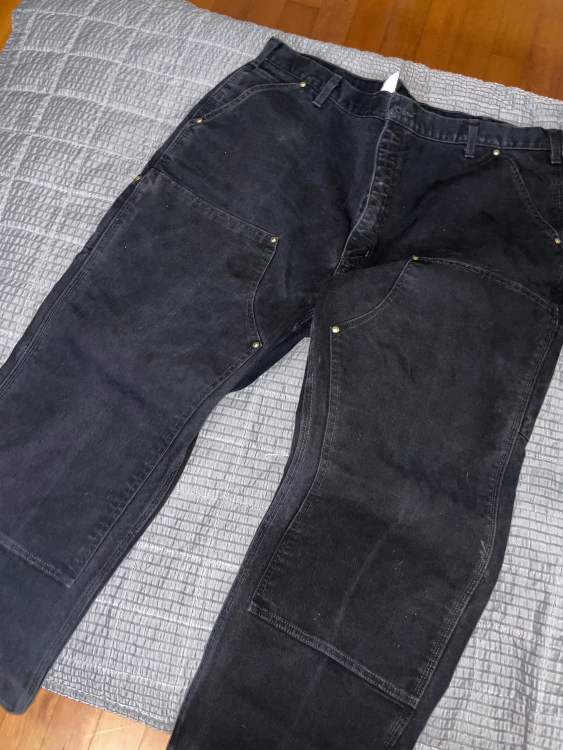 [36] carhartt 칼하트 더블니 워크팬츠 B01 BLK 상품이미지3