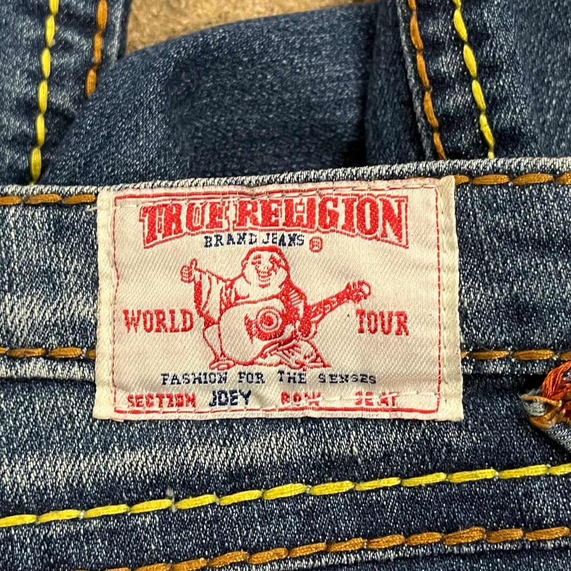 [정품/31] 트루릴리젼 스티치 데님 청바지 b16 상품이미지4