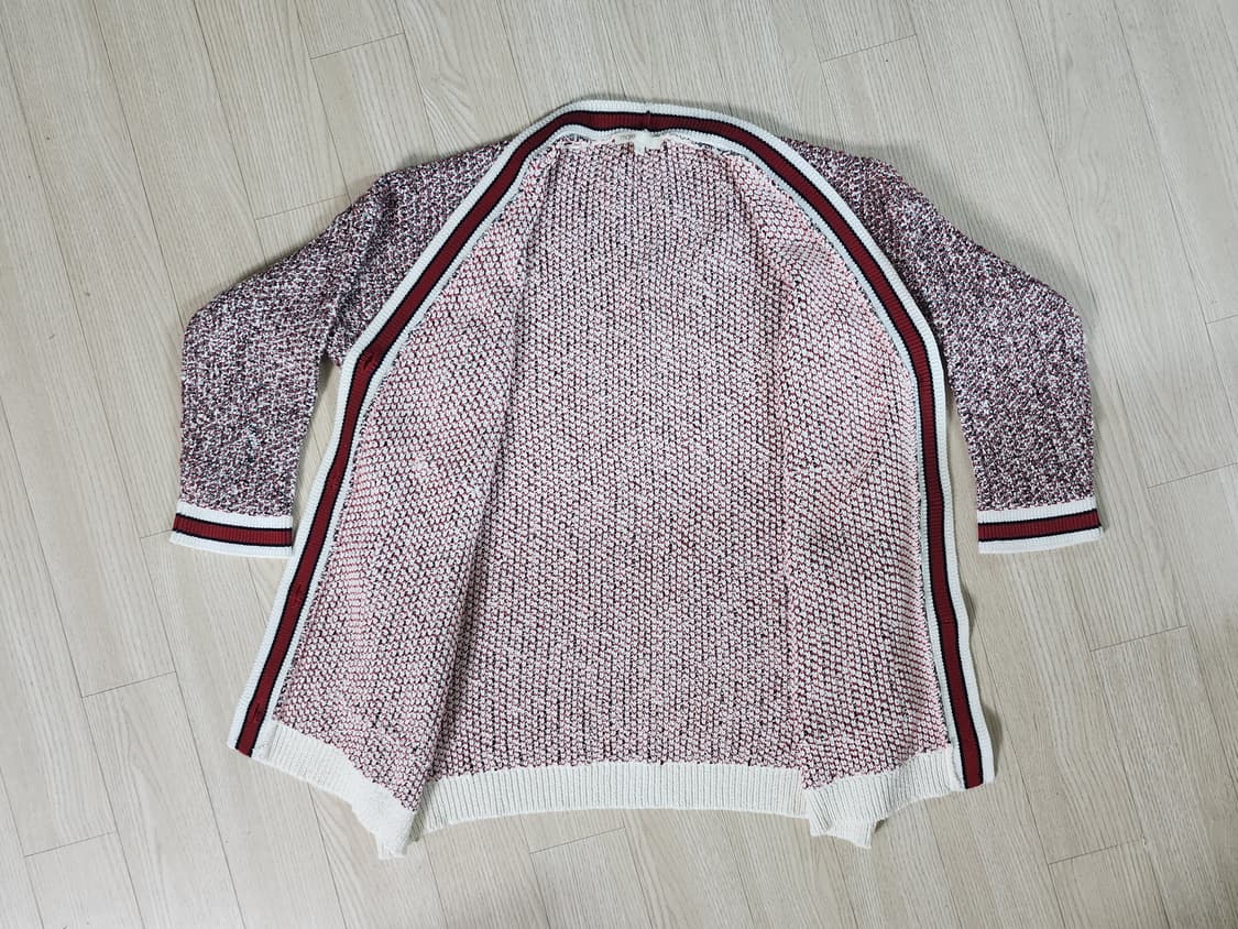 마쥬 레드 트위드 가디건  상품이미지8