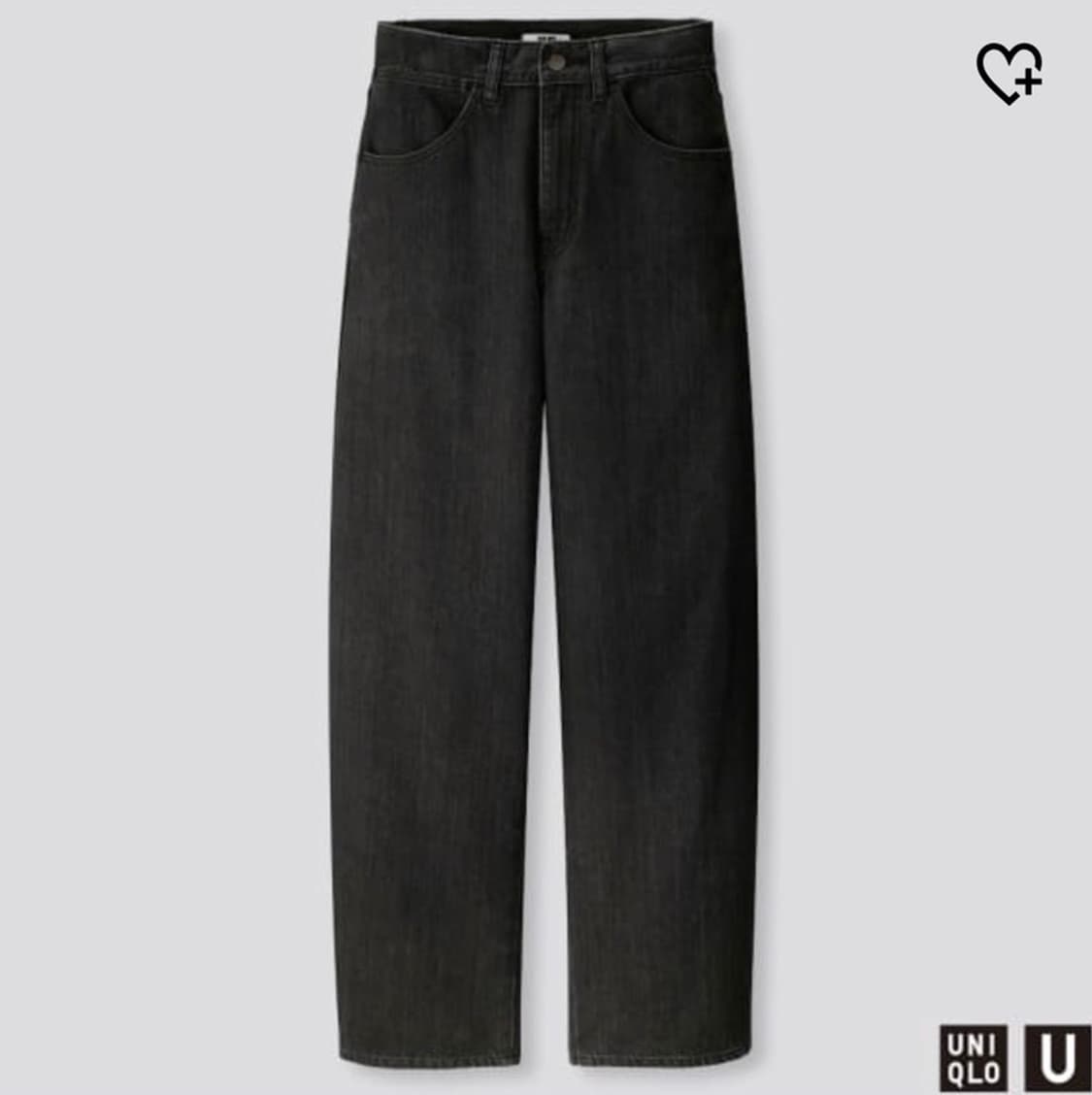 유니클로 U와이드피트 커브진 흑청 27 상품이미지1