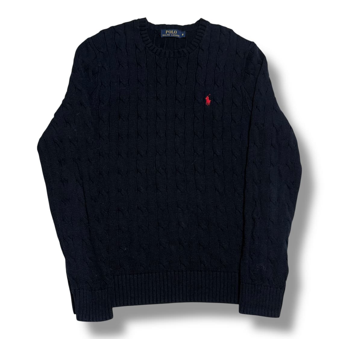 Polo Ralph Lauren 네이비 케이블 니트 상품이미지1