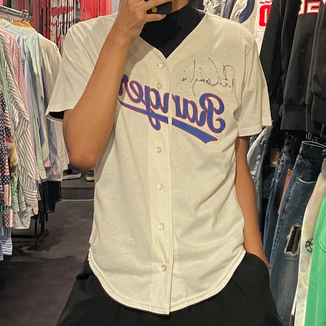 [IM] Texas Rangers 텍사스 레인저스 화이트 반팔유니폼 상품이미지1