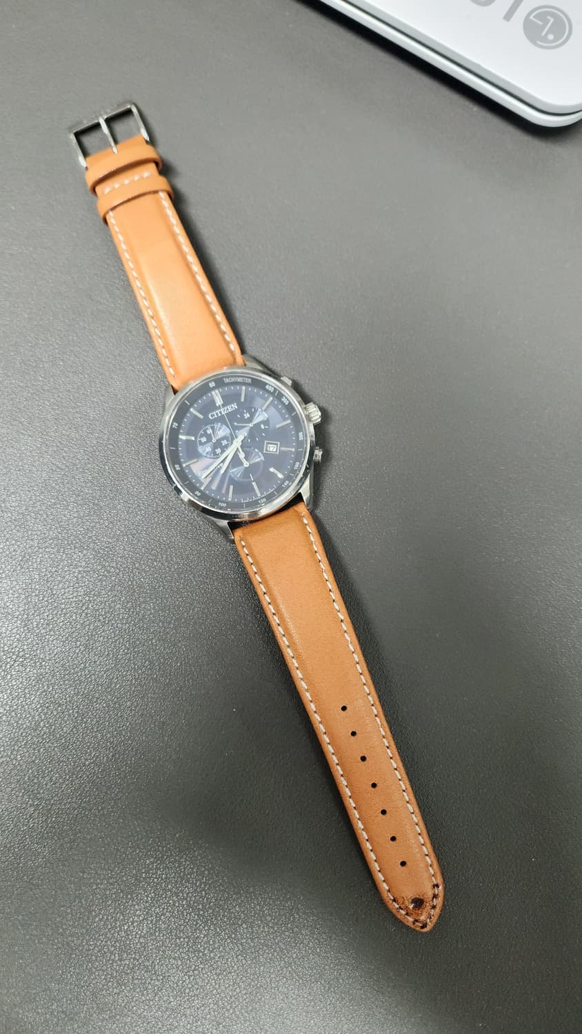 # 씨티즌 CITIZEN 정품 에코드라이브 크로노그래프 남성명품시계 급처 상품이미지8