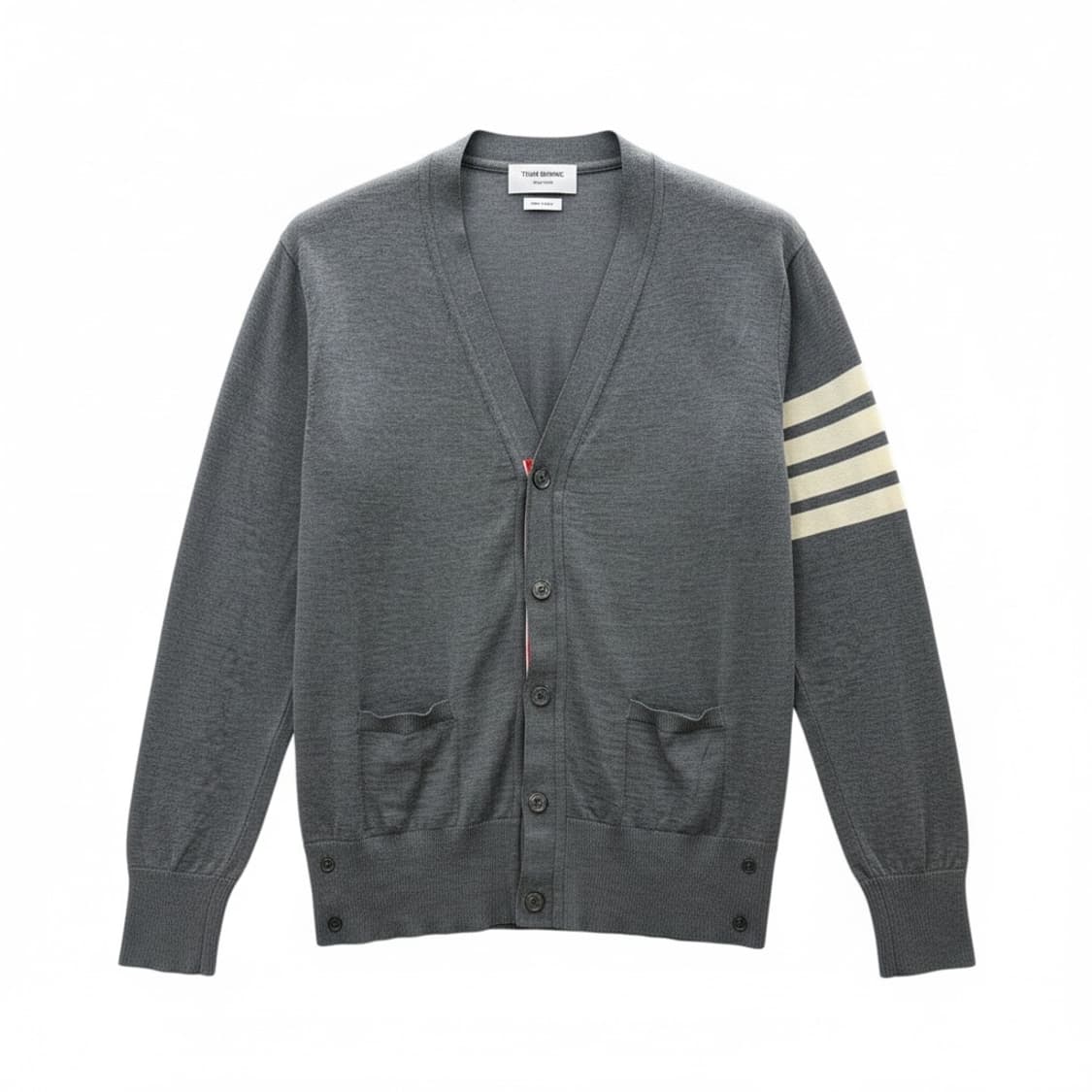 톰브라운 클래식 그레이 메리노울 가디건 3사이즈 상품이미지1