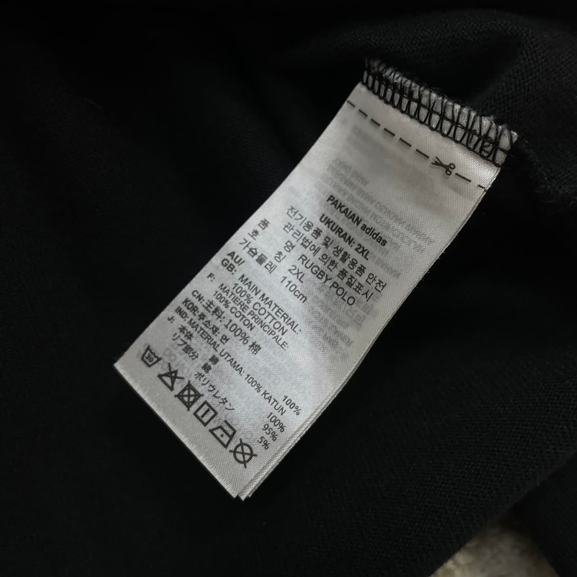 아디다스 파이어버드 럭비 티셔츠 블랙 상품이미지4