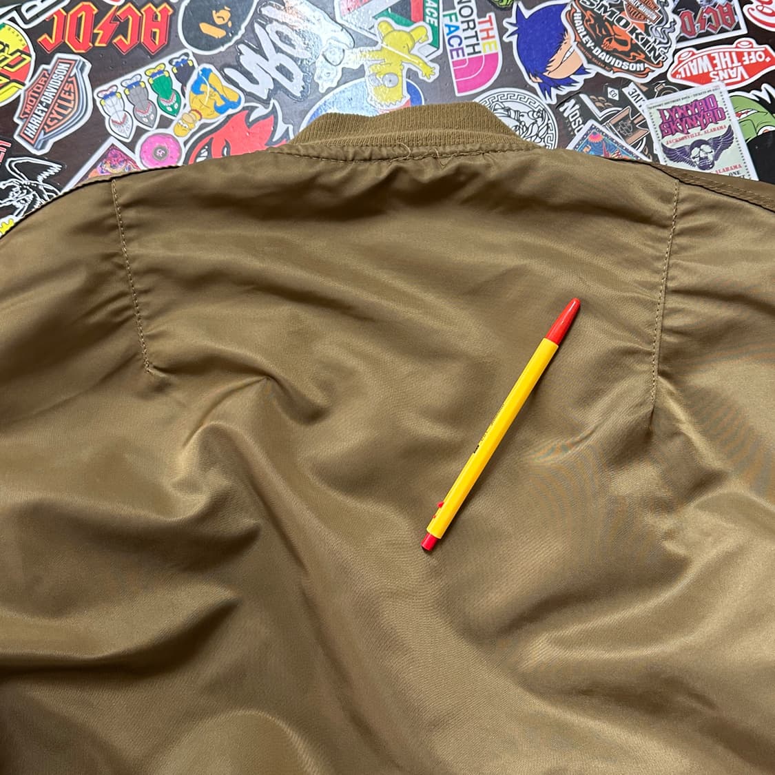 90s USA 알파 MIL-J-82790J MA-1 자켓 L 상품이미지8