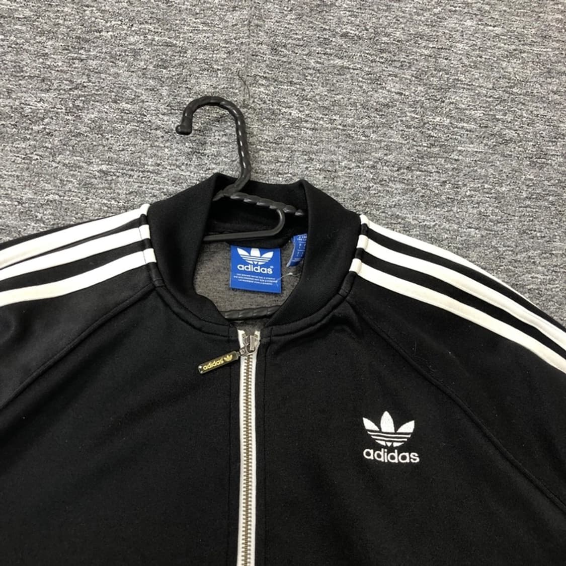 아디다스 정품 슈퍼스타 져지 검흰 상품이미지2