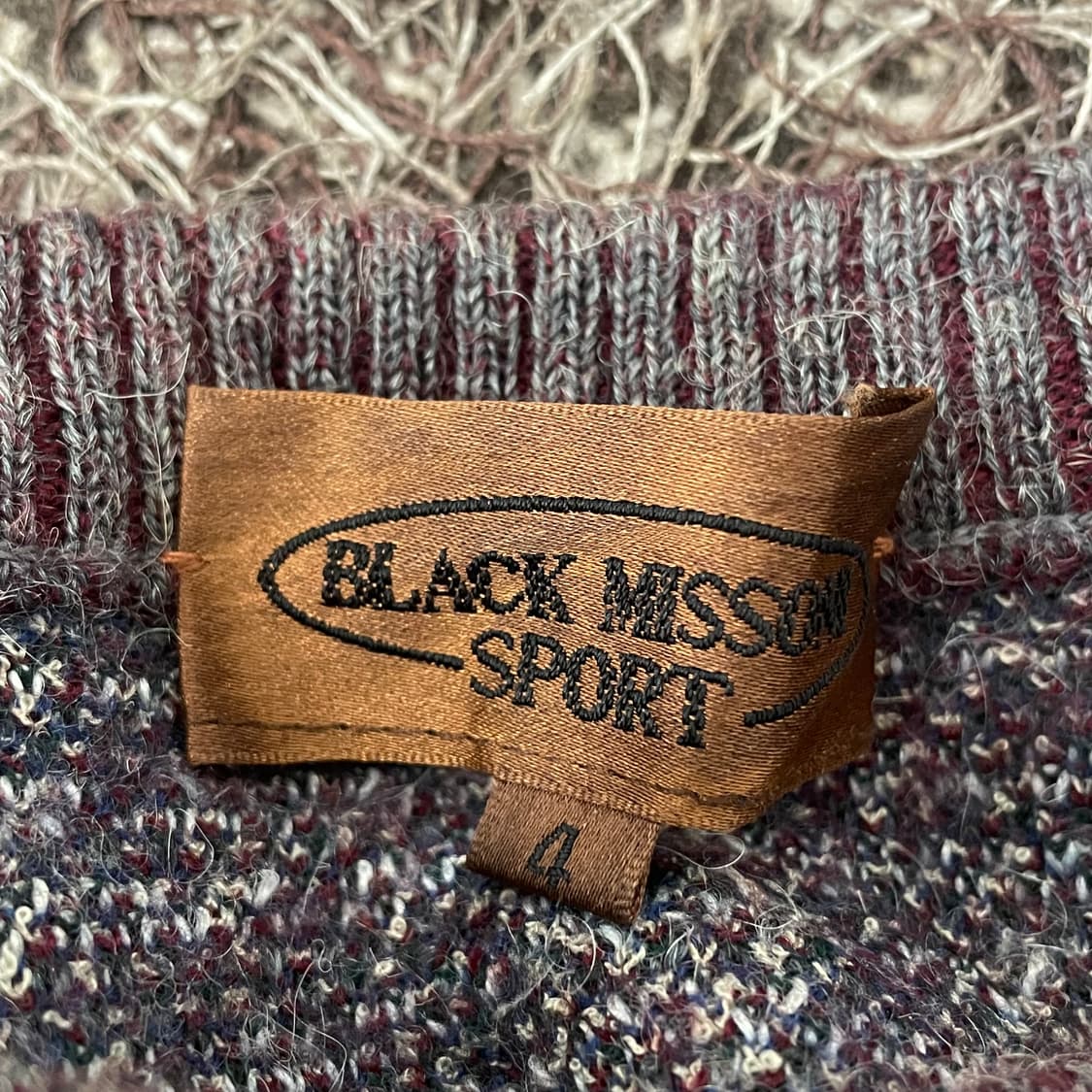 미쏘니 울 멀티컬러 패턴 니트 상품이미지4