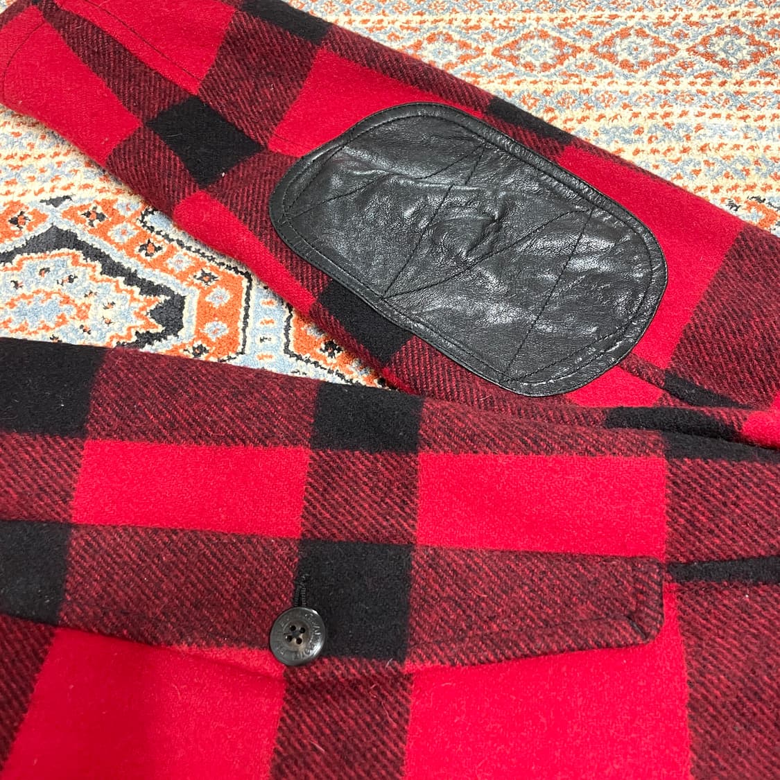 빈폴 레드 버팔로 체크 포켓 자켓 남성95 상품이미지5