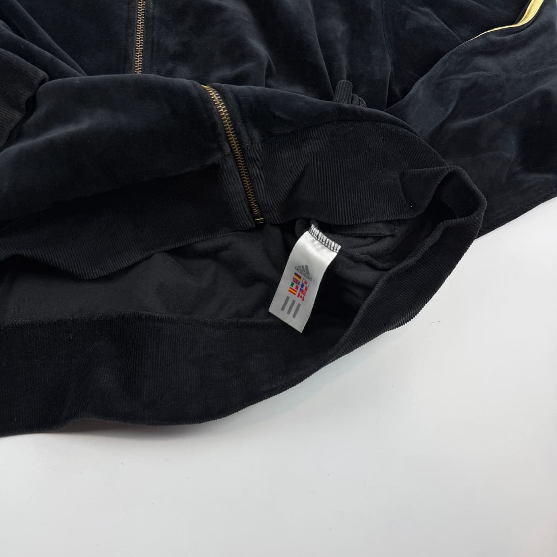 아디다스 올드스쿨 벨벳 검골 져지 상품이미지5