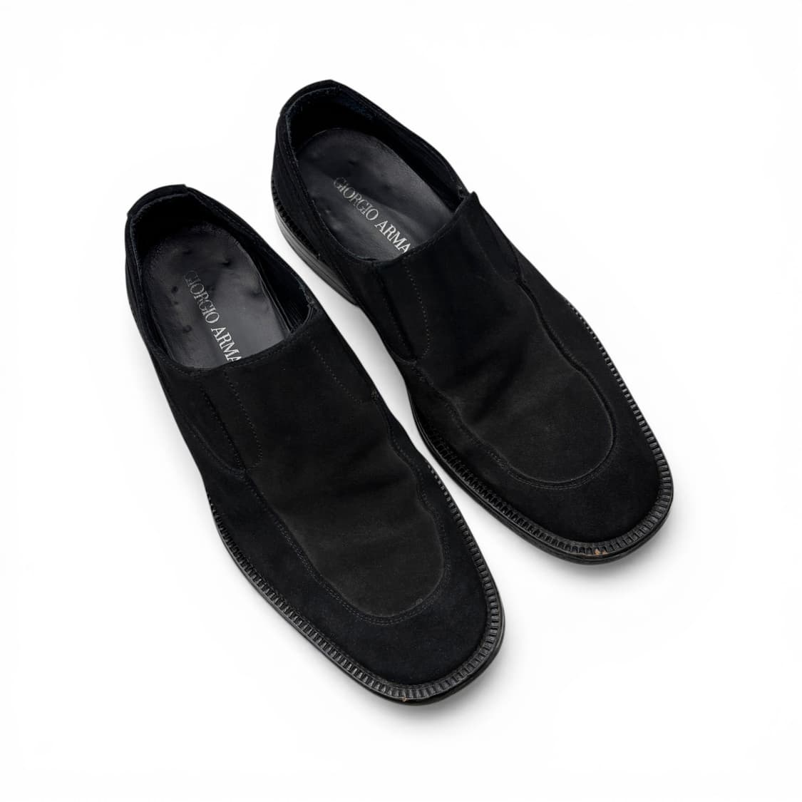 조르지오 아르마니 스웨이드 슬립온 로퍼 상품이미지1
